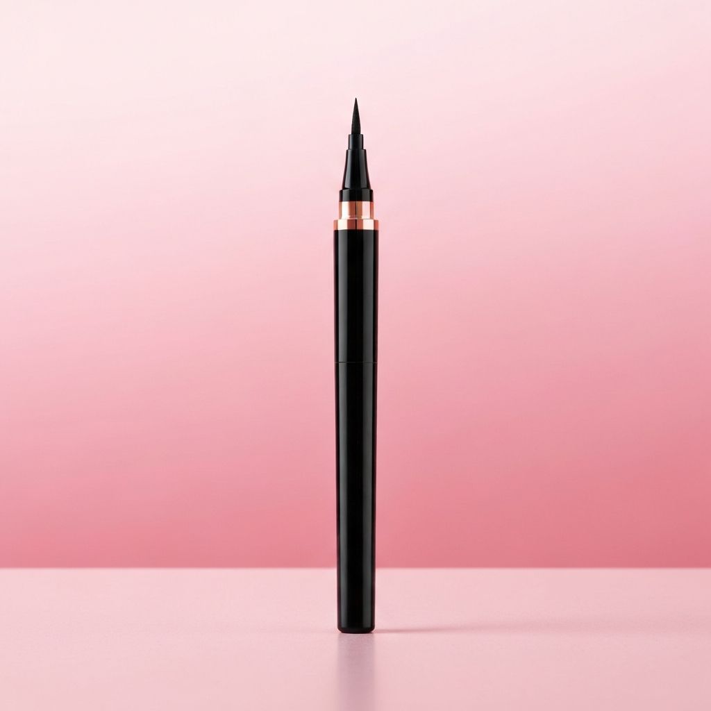 Delineador líquido negro